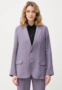 United Colors of Benetton sacou cu un singur rand de nasturi pentru femei, din in imagine