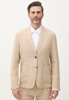 United Colors of Benetton sacou de in culoarea bej, 23B3UW014 imagine