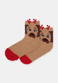 United Colors of Benetton sosete culoarea maro, 6G6L1701L imagine