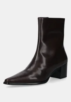 Vagabond Shoemakers cizme de piele GISELLE culoarea maro, cu toc drept, 5854-001-35 imagine