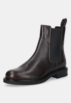 Vagabond Shoemakers ghete chelsea de piele FREYA culoarea maro, cu toc plat, 6006-101-31 imagine