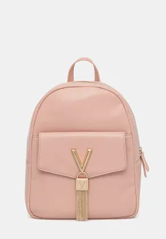 Valentino Bags rucsac culoarea roz, mic, cu imprimeu, VBS9AK20 imagine