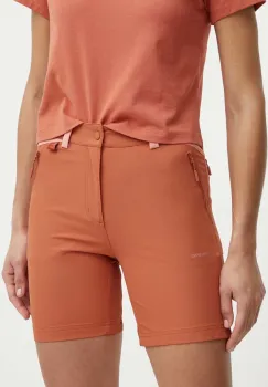 Viking pantaloni scurti outdoor Sequoia culoarea roz, neted, medium waist imagine