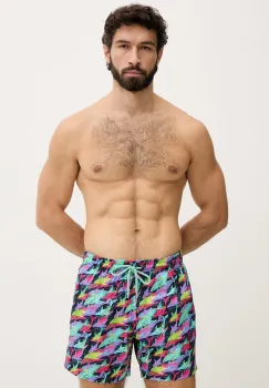 Vilebrequin pantaloni scurti de baie barbati MOORISE imagine