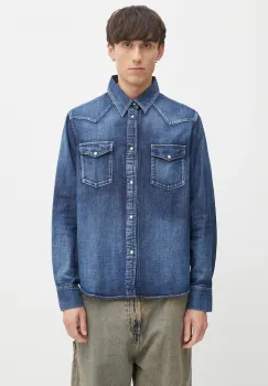 Visvim camasa jeans Social Sculpture shirt imagine