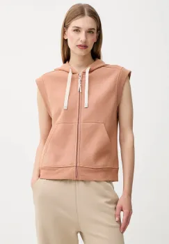 Weekend Max Mara bluza PANK culoarea maro, cu gluga, uni, 2525926041600 imagine