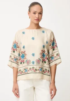 Weekend Max Mara bluza pentru femei, din matase SAMBA imagine