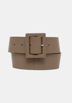 Weekend Max Mara curea de piele ABRIO culoarea bej, 2615501014600 imagine