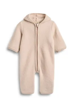 Wheat salopa pentru bebelusi cu lana merinos imagine