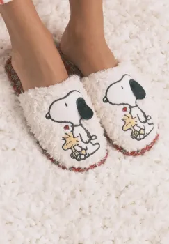 women'secret papuci de casa MULTI WILD RED culoarea bej, 4992594 imagine