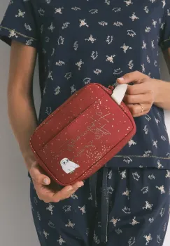 women'secret portfard de calatorie x HARRY POTTER culoarea rosu, 4842055 imagine