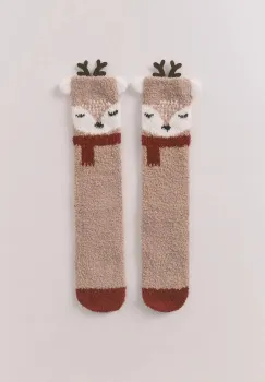 women'secret sosete culoarea bej, 3612494 imagine