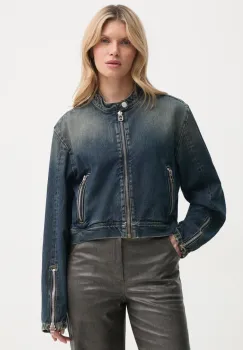 Won Hundred geaca jeans femei, de tranzitie, 3648-15028 imagine