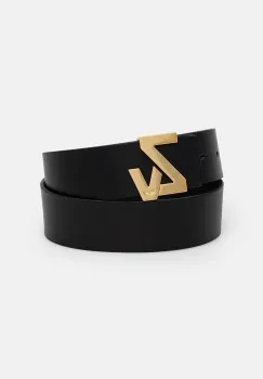 ZADIG&VOLTAIRE curea de piele femei, culoarea negru, LWBT00002 imagine