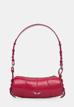 Zadig&Voltaire geanta de dama din piele LE ROUDOUDOU VINTAGE PATENT imagine