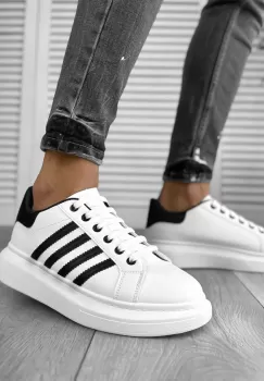 Adidasi barbati albi 6022 imagine