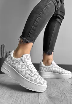 Adidasi barbati albi YSX142 imagine