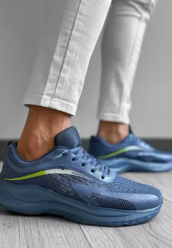 Adidasi barbati casual albastri 921 imagine