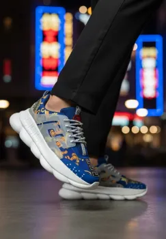 Adidasi barbati casual  albastri L21 imagine