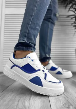 Adidasi barbati casual albastri R923 T4-3 imagine