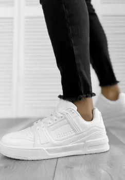 Adidasi barbati casual albi 071 imagine