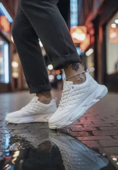 Adidasi barbati casual  albi 23021 imagine