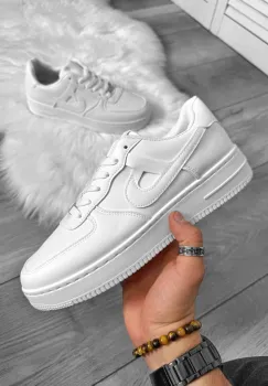 Adidasi barbati casual  albi A99 imagine