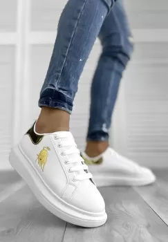 Adidasi barbati casual albi FCL805 imagine