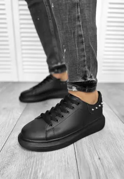 Adidasi barbati casual amq  negri 6626 imagine