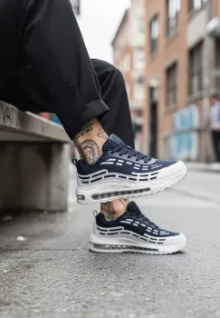 Adidasi barbati casual  bleumarin M68 imagine