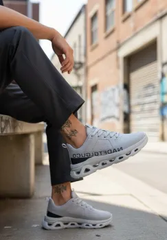 Adidasi barbati casual  gri 1685 imagine