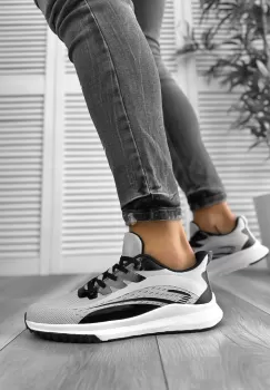 Adidasi barbati casual gri 734 imagine