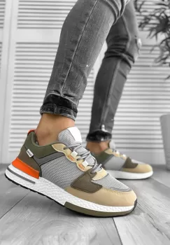 Adidasi barbati casual maro B018 imagine