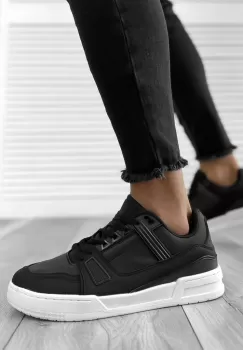 Adidasi barbati casual negri 071 imagine