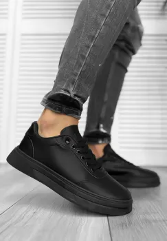 Adidasi barbati casual negri 1665 imagine