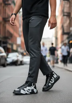 Adidasi barbati casual  negri 6620 imagine