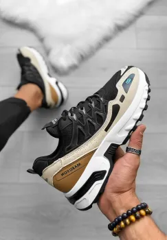 Adidasi barbati casual negri A106 imagine