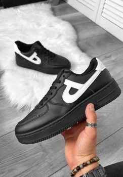 Adidasi barbati casual  negri A99 imagine