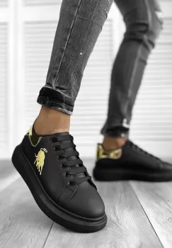 Adidasi barbati casual negri FCL805 imagine