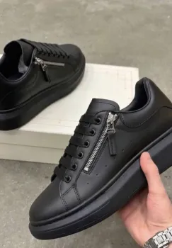 Adidasi barbati casual  negri K05 N10-3 imagine