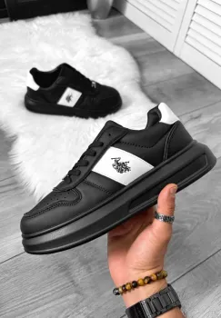 Adidasi barbati casual  negri L86 imagine