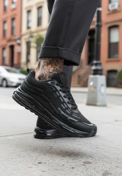 Adidasi barbati casual  negri M68 imagine