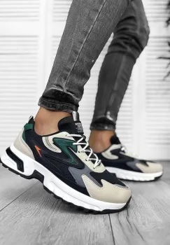 Adidasi barbati casual verzi 2568 imagine