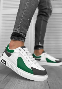 Adidasi barbati casual verzi a108 imagine