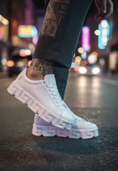 Adidasi barbati casual  VSC  albi 0825 imagine