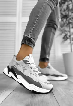 Adidasi barbati gri 762 imagine