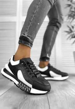 Adidasi barbati negri A100 imagine