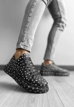 Adidasi barbati negri A998 imagine