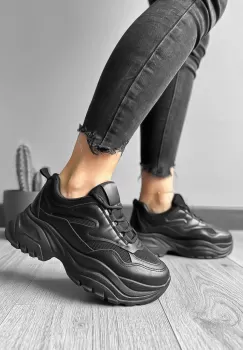 Adidasi barbati negri WW081 imagine