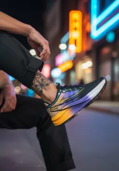 Adidasi barbati sport negri K75 imagine